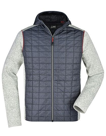 Men's Knitted Hybrid Jacket