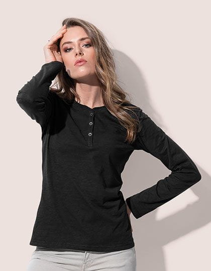 Sharon Henley Long Sleeve Women