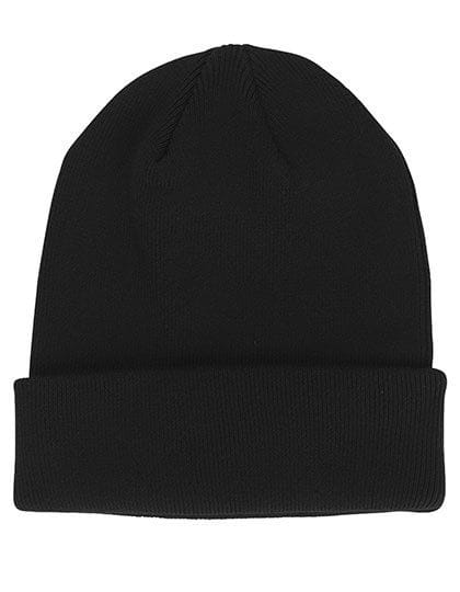 Mixed Knit Beanie Black