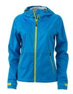 Ladies` Outdoor Jacket Aqua / Acid Yellow