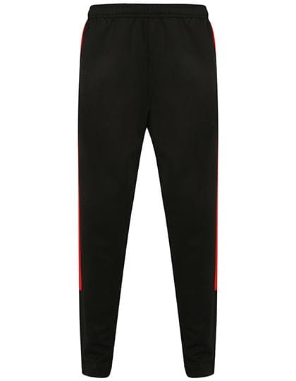 Adults´ Knitted Tracksuit Pants Black / Red