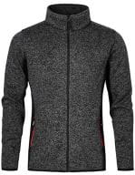 Men`s Knit Jacket Workwear Heather Graphite