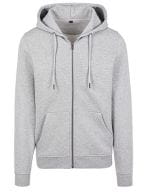 Premium Zip Hoodie Heather Grey