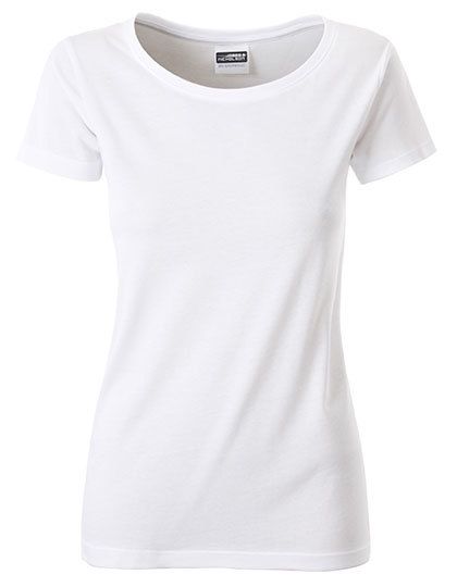 Ladies` Basic-T White