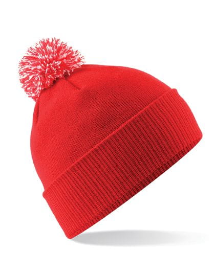 Junior Snowstar® Beanie Bright Red / Off White