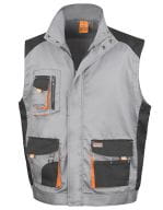Work-Guard Lite Gillet Grey / Black / Orange
