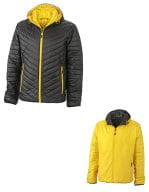 Men`s Lightweight Jacket Black / Yellow