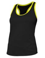 Beat - Sport Tank Top Black / Yellow Fluor