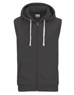 Sleeveless Zoodie Charcoal (Heather)