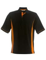 Classic Fit Scottsdale Piqué Polo Black / Orange