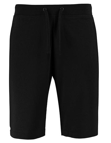 Slim Fit Sweat Short Black