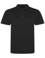 Tri-Blend Polo Heather Black