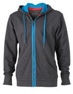 Men`s Urban Sweat Jacket Graphite (Solid) / Azur