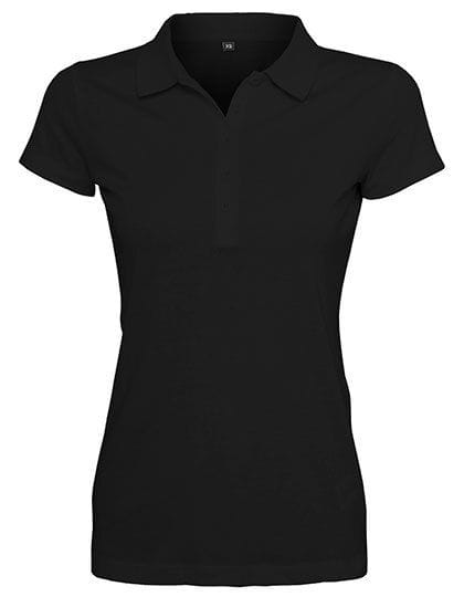 Ladies` Jersey Polo Black