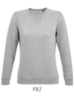 Women´s Round Neck Sweatshirt Sully Heather Grey Melange