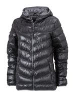 Ladies` Down Jacket Black / Grey