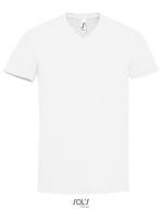 Imperial V-Neck Men T-Shirt White