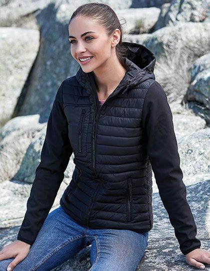 Womens Hooded Crossover Jacket