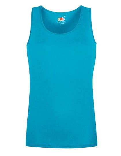 Ladies Performance Vest Azure Blue