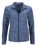 Ladies` Fleece Jacket Blue Melange / Navy