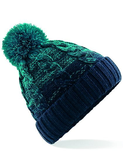 Ombré Beanie Teal / French Navy