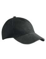 5 Panel Sandwich Cap Black / White 5 Panel Sandwich Cap Black / White