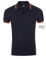 French Navy / Neon Orange