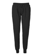 Sweatpants with Cuff and Zip Pocket Black