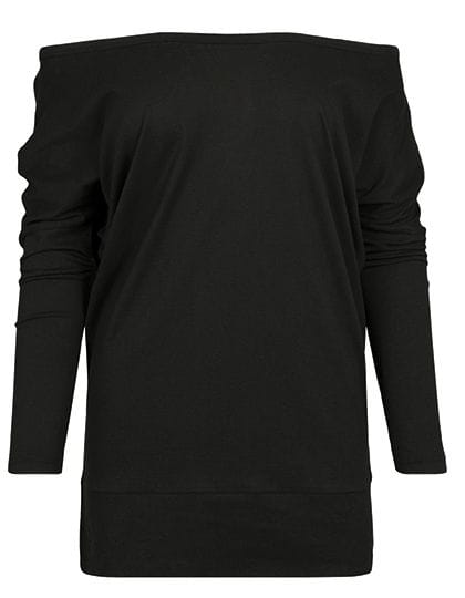 Ladies Batwing Longsleeve Black