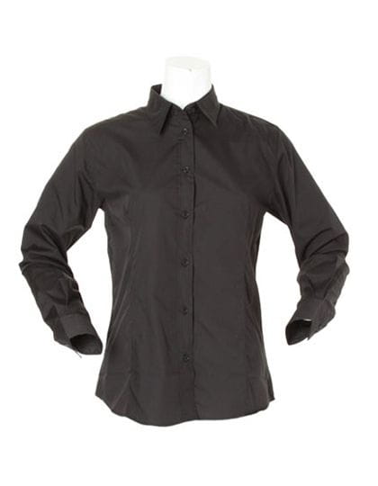 Women`s Classic Fit Workforce Shirt Long Sleeve Black