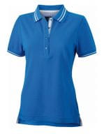 Ladies` Lifestyle Polo Cobalt / Off-White