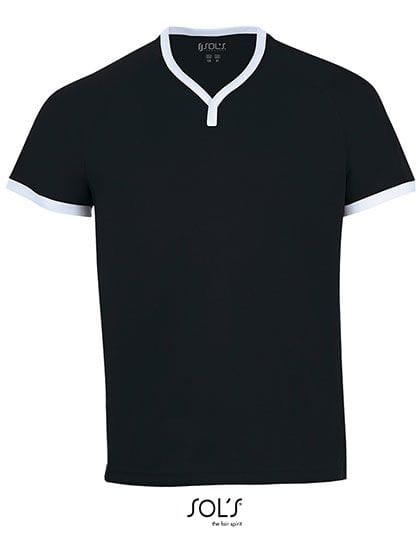 Short-Sleeved Shirt Atletico Black / White