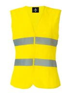 Women`s Safety Vest EN ISO 20471 Signal Yellow