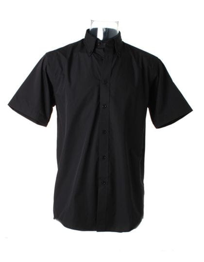 Men`s Classic Fit Workforce Shirt Short Sleeve Black