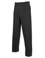 Lightweight Open Hem Jog Pants Black