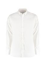 Slim Fit Stretch Oxford Shirt Long Sleeve White