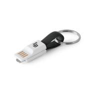 RIEMANN. USB-Kabel mit 2 in 1 Stecker Schwarz