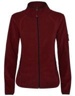 Luciane Woman Microfleece Jacket Garnet Red 57