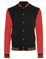 Sweat College Jacket Black / Red