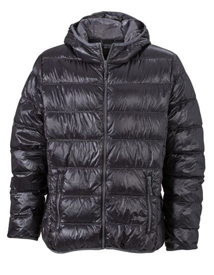 Men`s Down Jacket Black / Grey