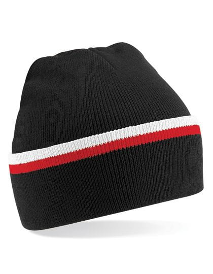 Teamwear Beanie Black / Classic Red / White