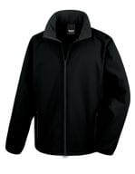 Printable Soft Shell Jacket Black / Black