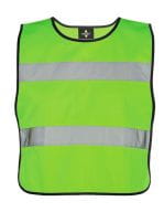 Kids and Adults Safety Poncho EN 1150 Neon Green