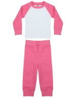 Children`s Pyjamas Candyfloss Pink / White
