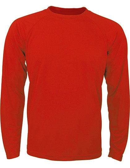 Langarm Funktions-Shirt Basic Red