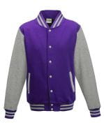 Purple / Heather Grey