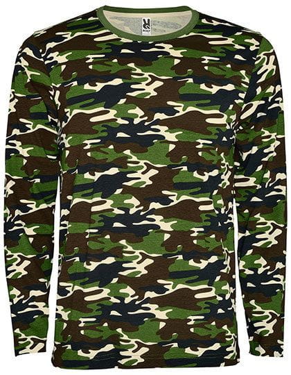 Molano T-Shirt Longsleeve Camouflage Forest 232