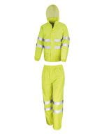 High Viz Waterproof Suit Fluorescent Yellow