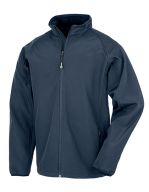 Mens Recycled 2-Layer Printable Softshell Jacket Navy