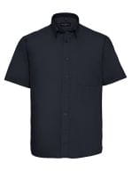 Men`s Short Sleeve Classic Twill Shirt French Navy